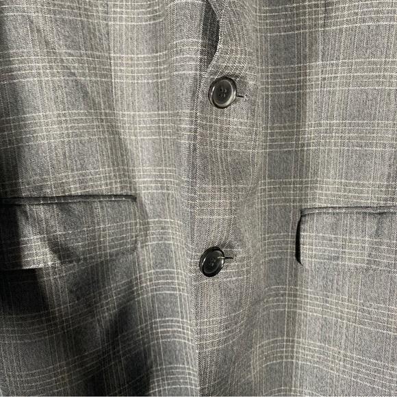 Hugo Boss Tess Beilla The James Check 100% Wool Blazer Jacket Men's Regular 44R - Picture 9 of 14